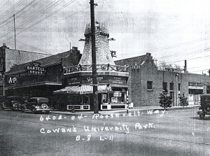 Northwest corner of Roosevelt Way NE and NE 64th Street, ca. 1938
