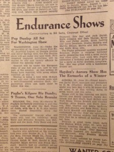 The Billboard's dance marathon coverage, June 25, 1938.