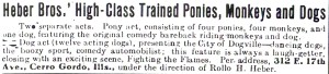 Trained ponies, anyone? The Billboard, 1938.